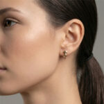 Sea Cut Yellow Gold Jellyfish Earring - Image 2